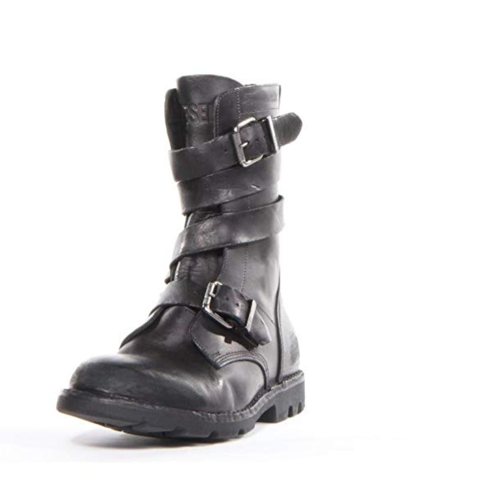 D - Tankker Black Men Boots